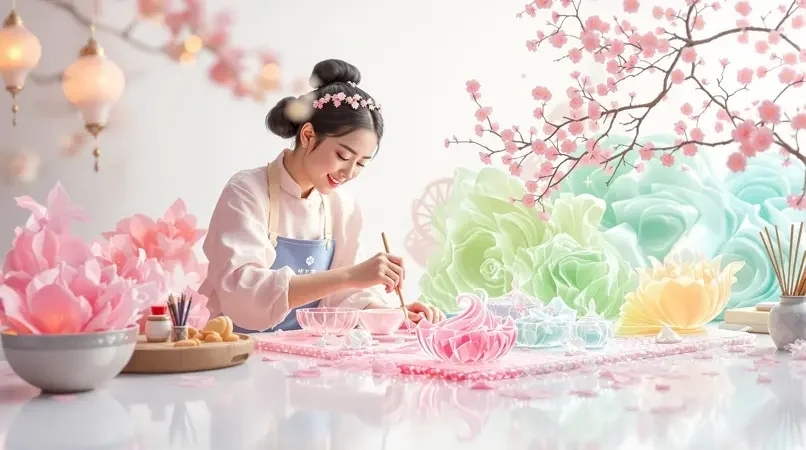 街边小摊的糖画师傅，手艺太绝了
